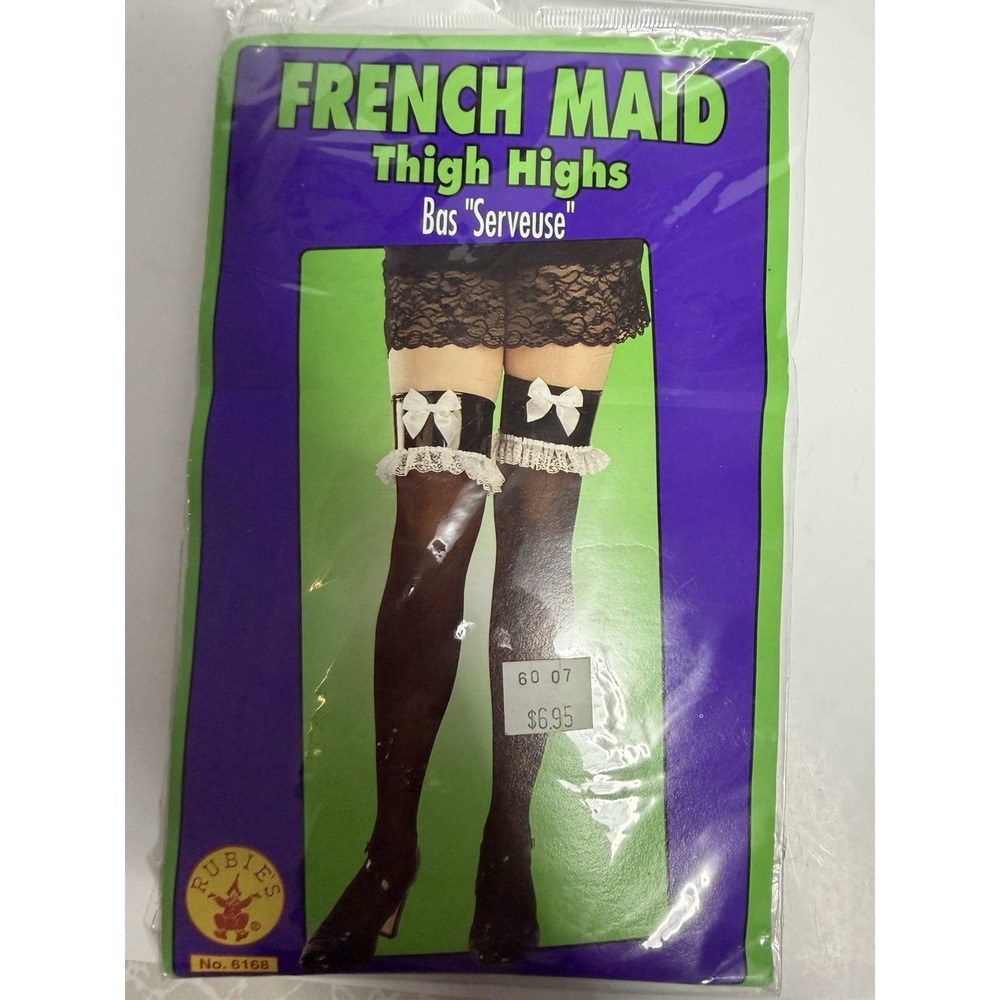 Adult Sexy French Maid Thigh High Costume New H-3